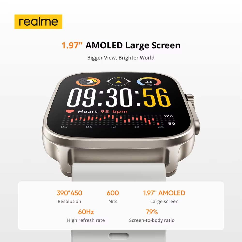 Global Version realme watch 5  - огляд і ціна Watch Esim