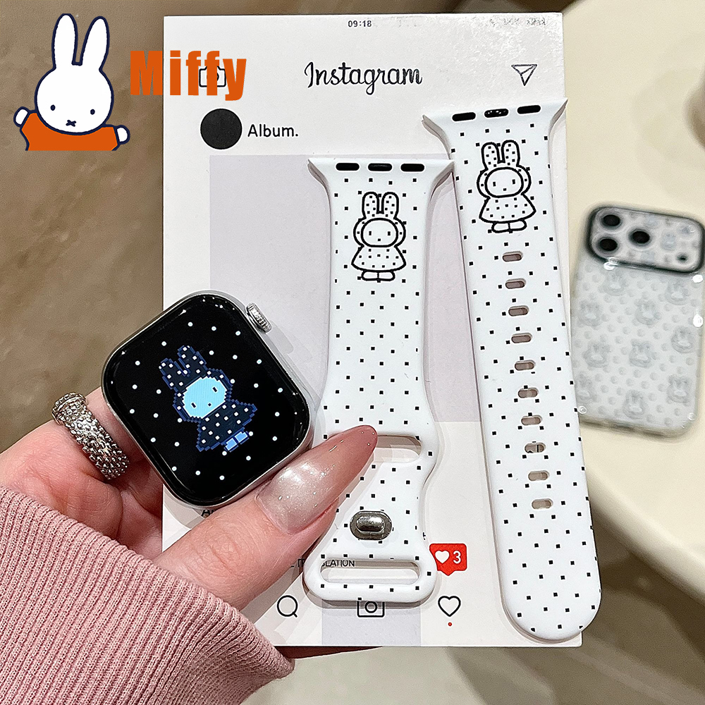 Kawaii Miffy Silicone Watch Ba - огляд і ціна Apple Watch Band
