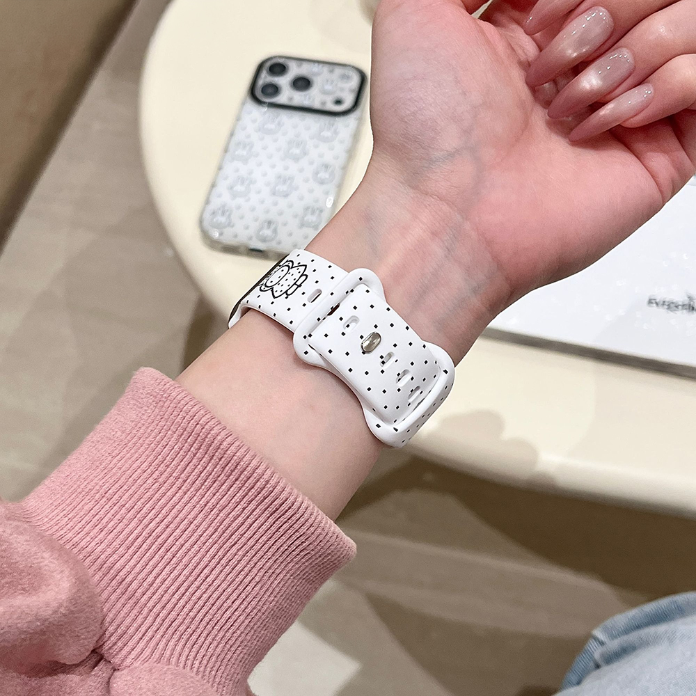 Kawaii Miffy Silicone Watch Ba - огляд і ціна Apple Watch Band