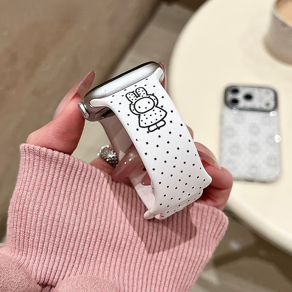 Kawaii Miffy Silicone Watch Ba - огляд і ціна Apple Watch Band