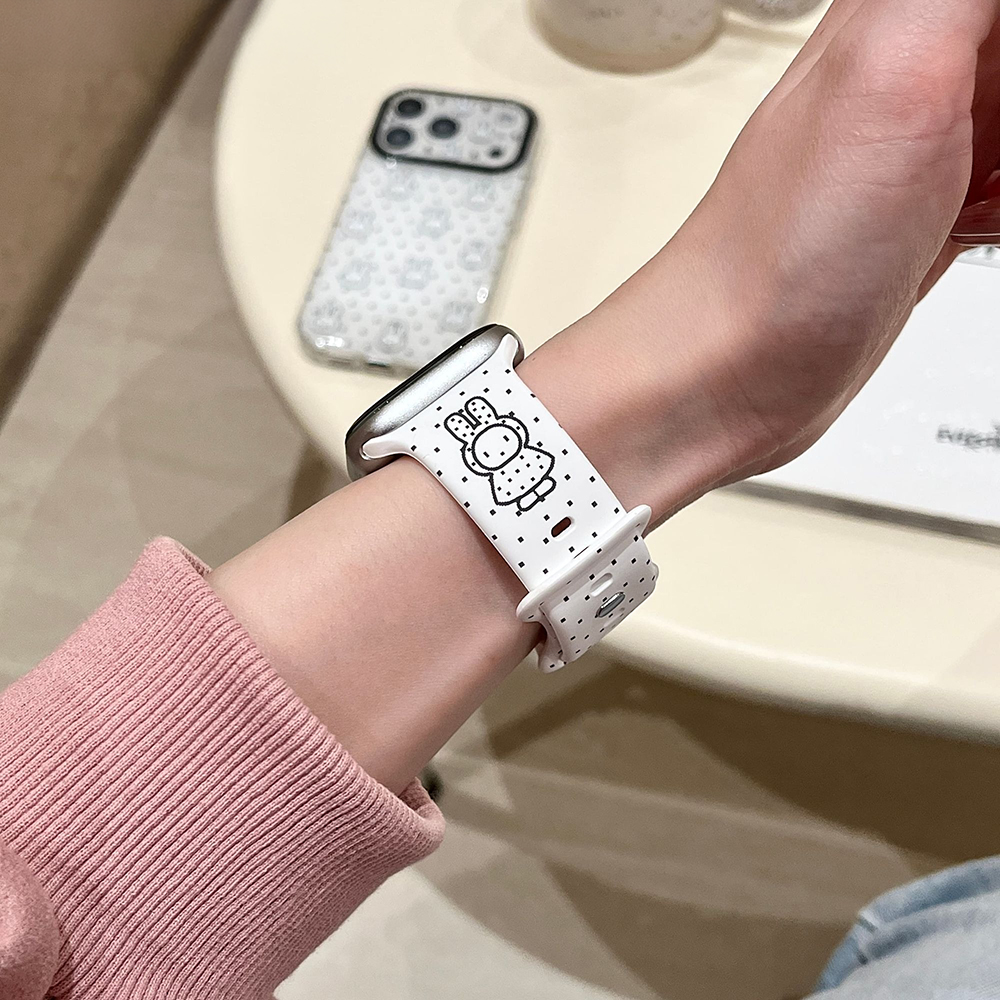 Kawaii Miffy Silicone Watch Ba - огляд і ціна Apple Watch Band