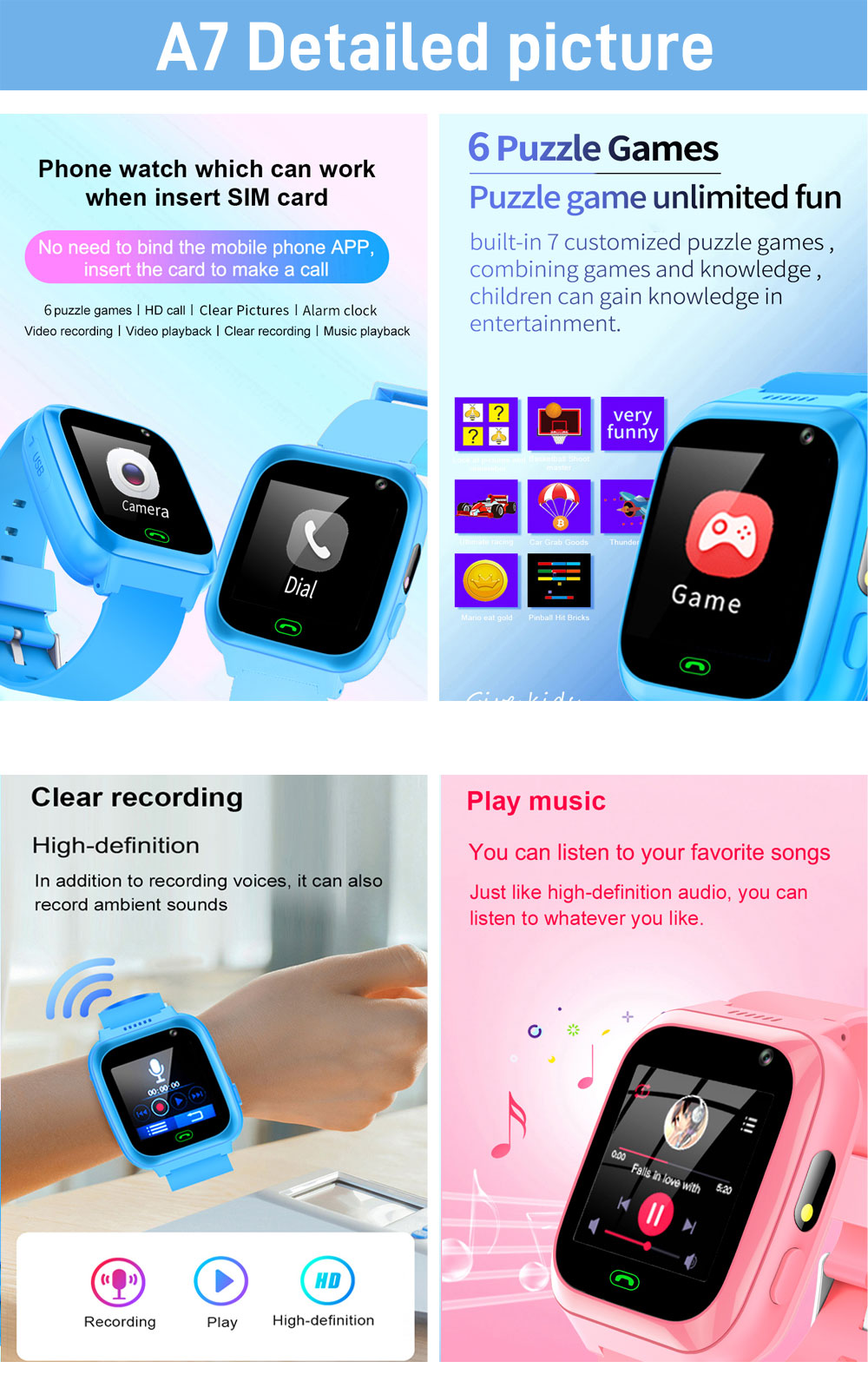 2G 4G Kids Smart Watch Phone G - огляд і ціна Smartwatch Watches For Kid Boy