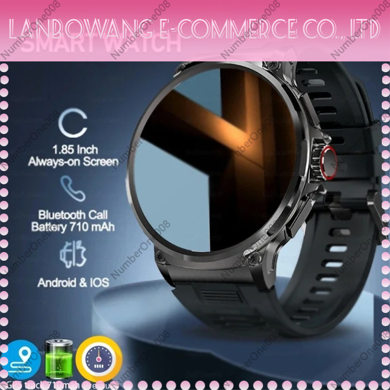 1.85 Inch HD Smart Watch, Blue - огляд і ціна Smartwatch Health Watches