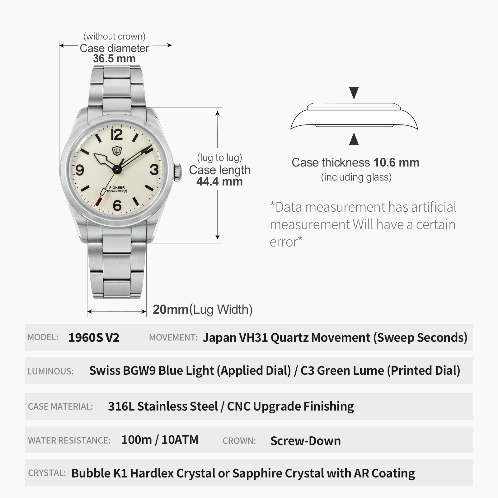 Watchdives WD1960S V2 Vintage  - огляд і ціна Smartwatch Luxury Watches For Men